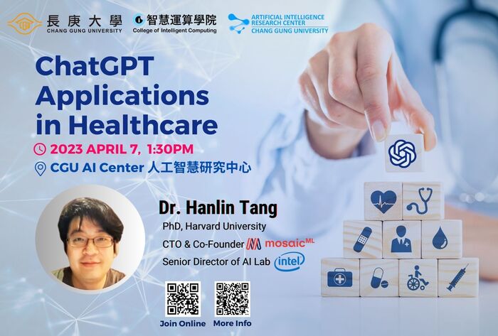 ChatGPT Applications in Healthcare by Dr. Hanlin Tang